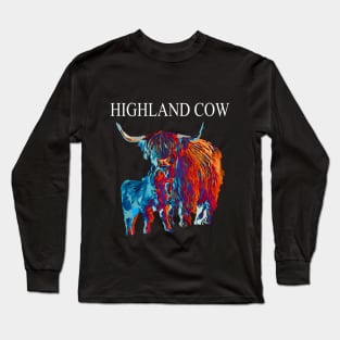 Highland Cow Long Sleeve T-Shirt